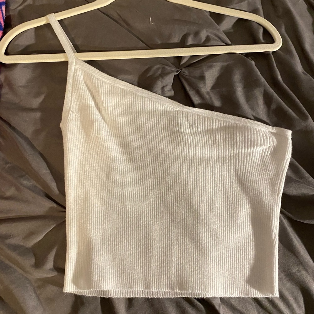 pacsun one shoulder knit tank